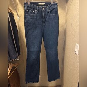 Levi's Dark Blue Boot Cut Jeans for Women